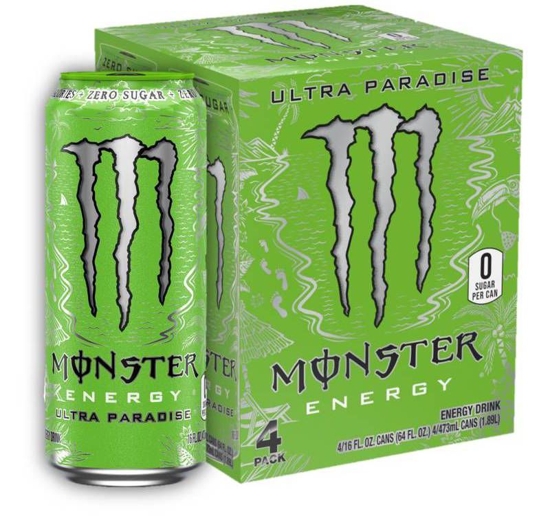Monster Energy Ultra Paradise - 4pk/16 fl oz Cans