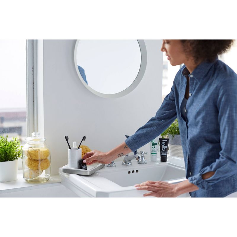 hello Activated Charcoal Infused Floss Natural Peppermint Flavor - Trial Size - 50m