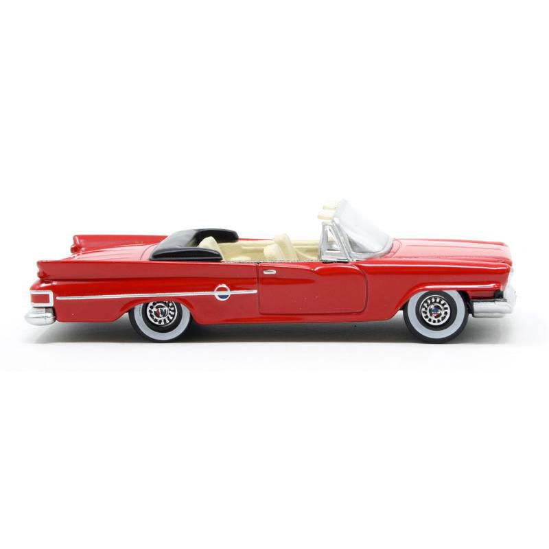 1961 Chrysler 300 Convertible Mardi Gras Red 1/87 (HO) Scale Diecast Model Car by Oxford Diecast