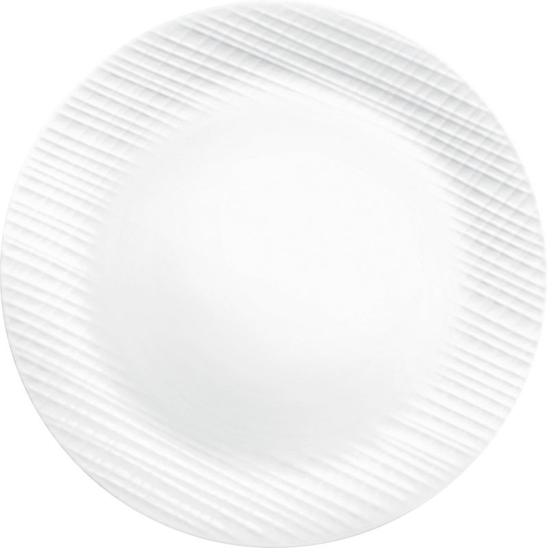 Corelle 18pc Glass Linen Weave Dinnerware Set