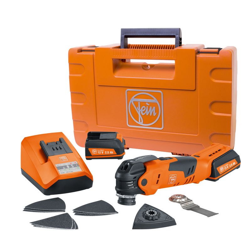 Fein AFMT 12 QSL MultiTalent 12V 2.5 Ah Lithium-Ion Oscillating MultiTool