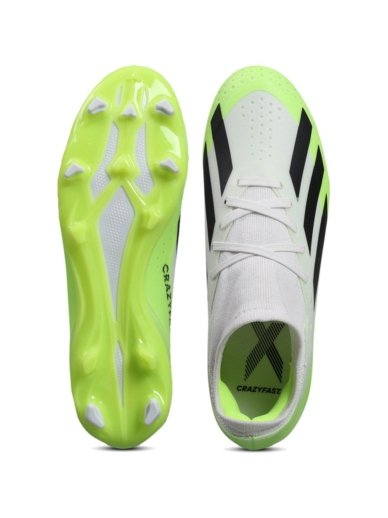 Adidas Men's CRAZYFAST.3 FG Green Football Shoes
