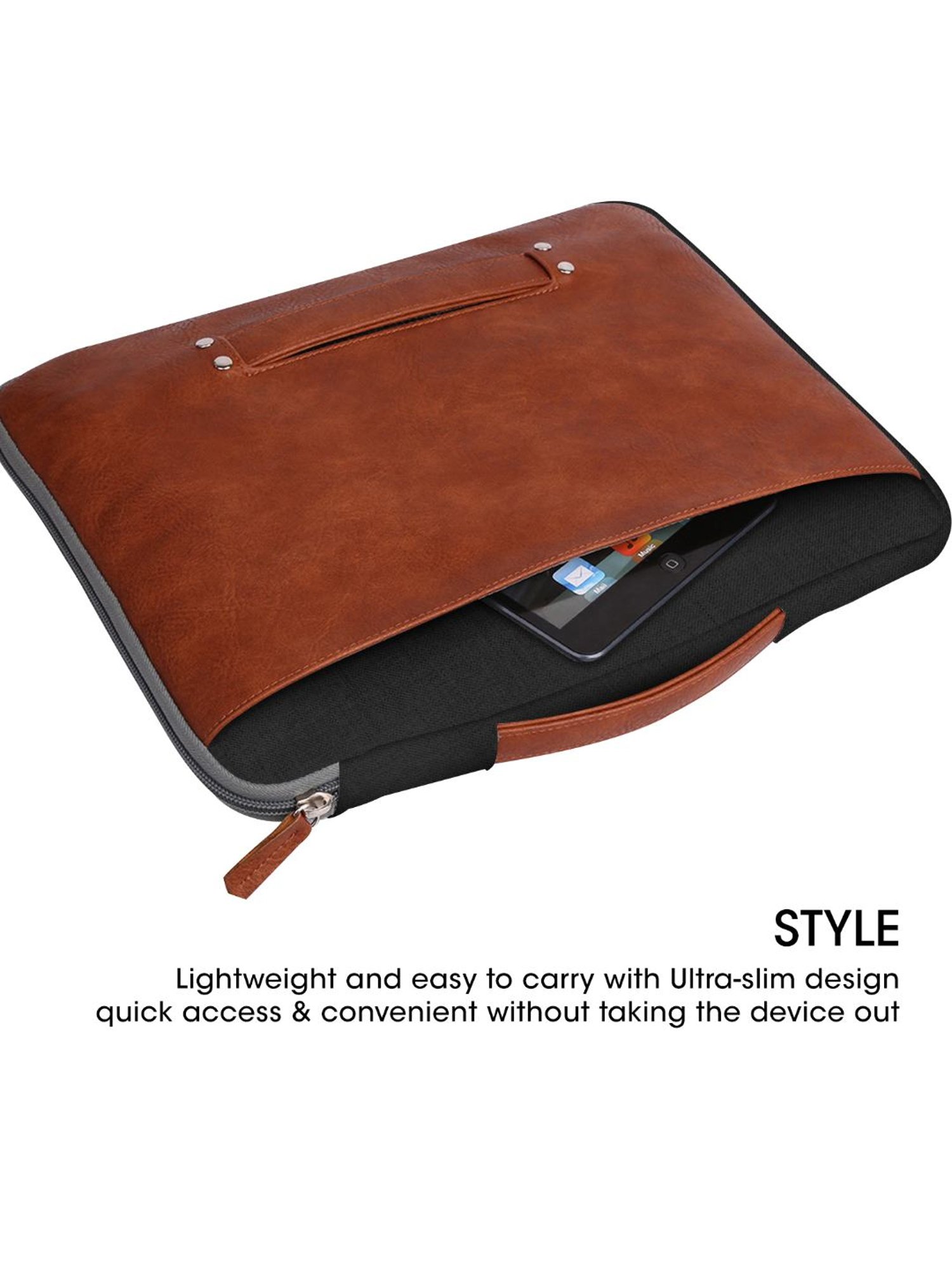 Gripp Grace Drop Proof Laptop Sleeve For 13-13.3 Inch Macbook Air (Black)