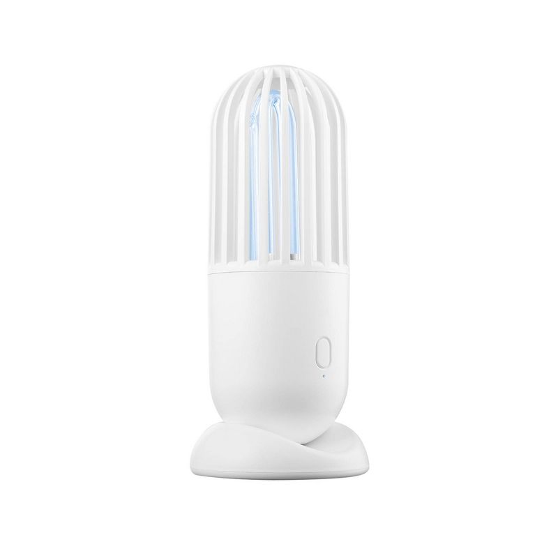 UVC Light Disinfecting 360Degree Portable Rechargeable Lamp White Micro USB Cable Included