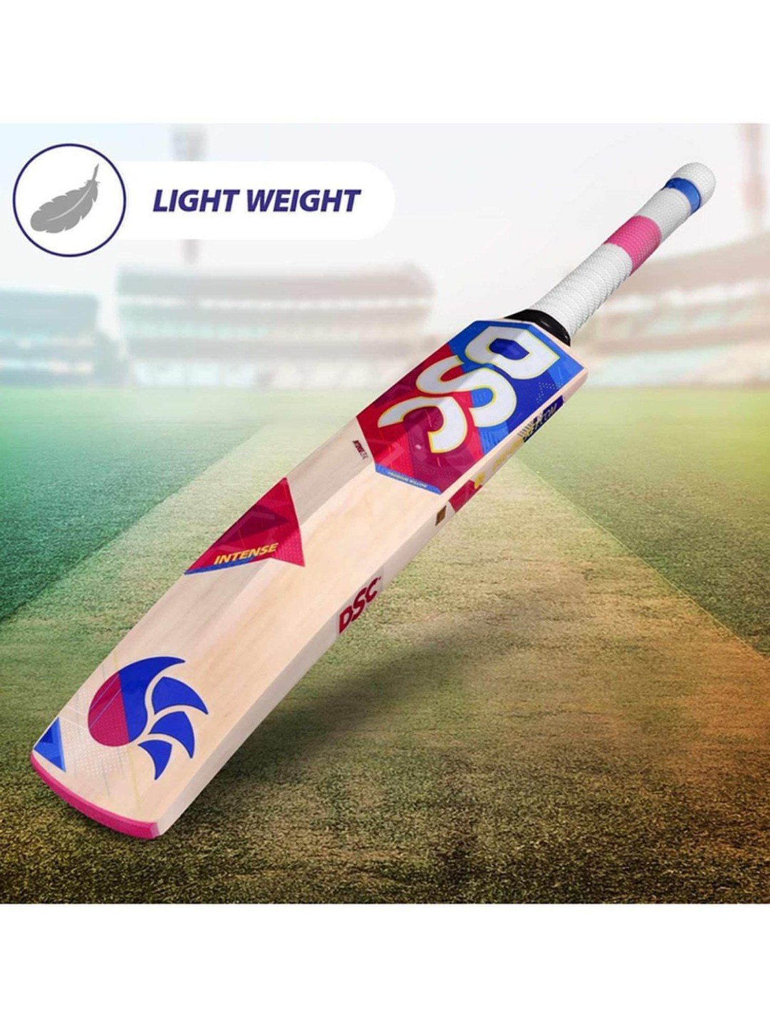 DSC intense Zeal Kashmir Willow Cricket Bat Size - Harrow