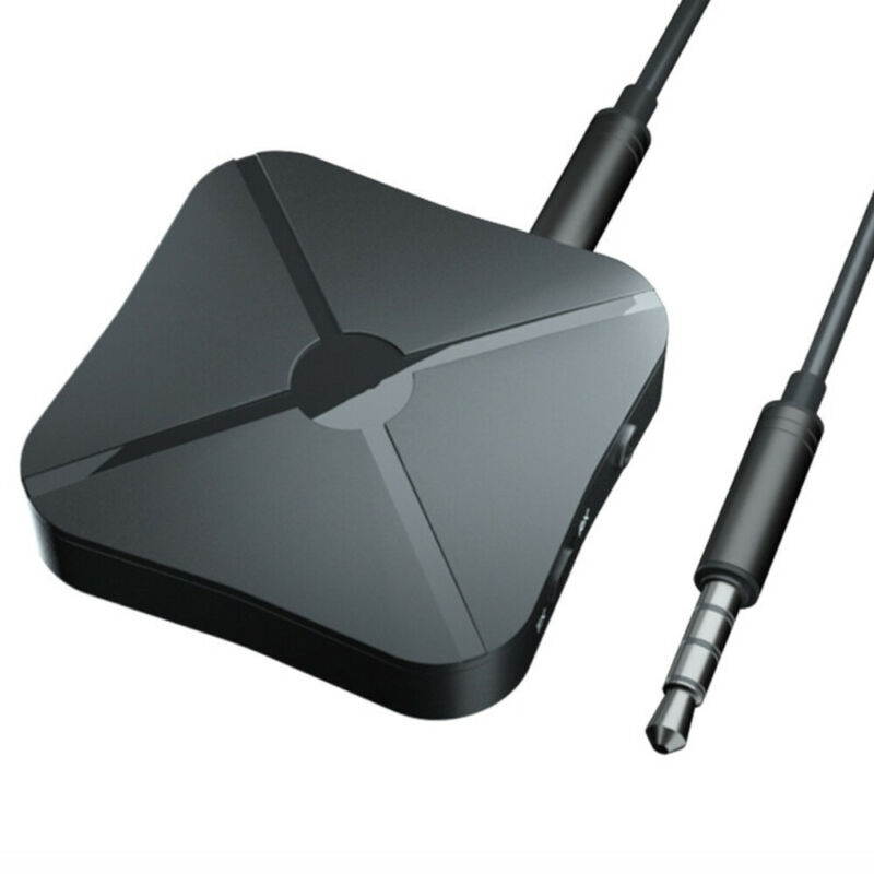 2 in 1 Bluetooth 5.0 Transmitter & Receiver Wireless Audio Adapter with 3.5mm Aux RCA Cable for TV Home Stereo Smartphone PC