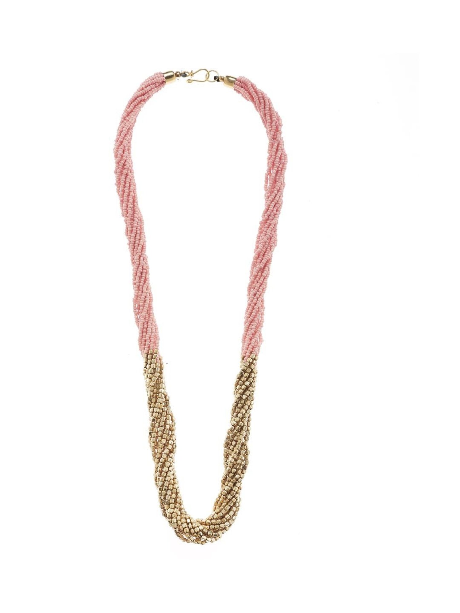 Imli Street Pink & Golden Necklace