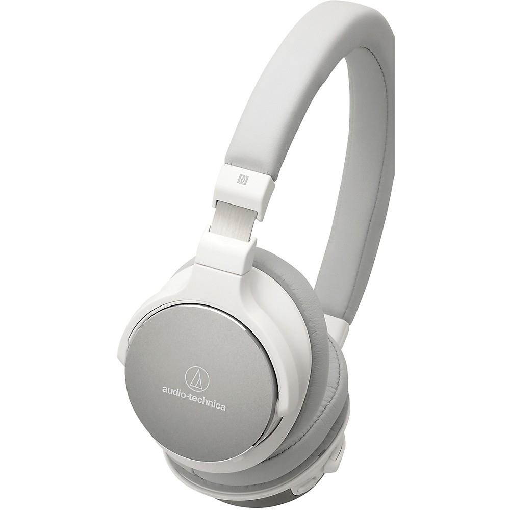 Audio-Technica ATH-SR5BTWH Bluetooth On Ear Headphones Hi-Res With Controls White