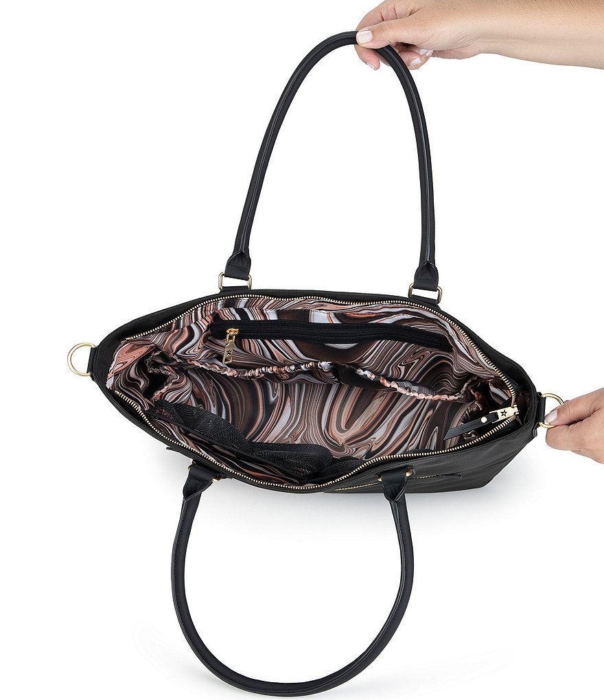 Ju-Ju-Be Eco Leather Zip Top Tote Bag