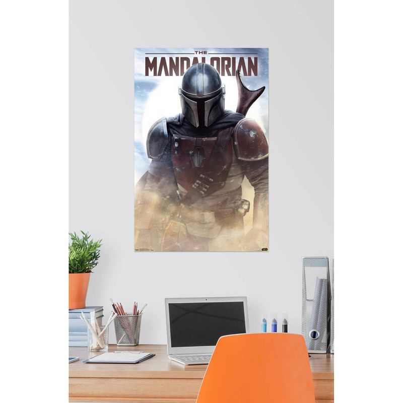 Star Wars: The Mandalorian - Battle Premium Poster