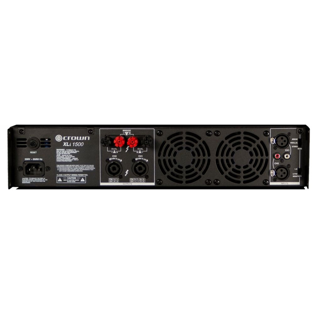 Crown XLI1500 Stereo 2-Channel 900-Watt Power Amplifier
