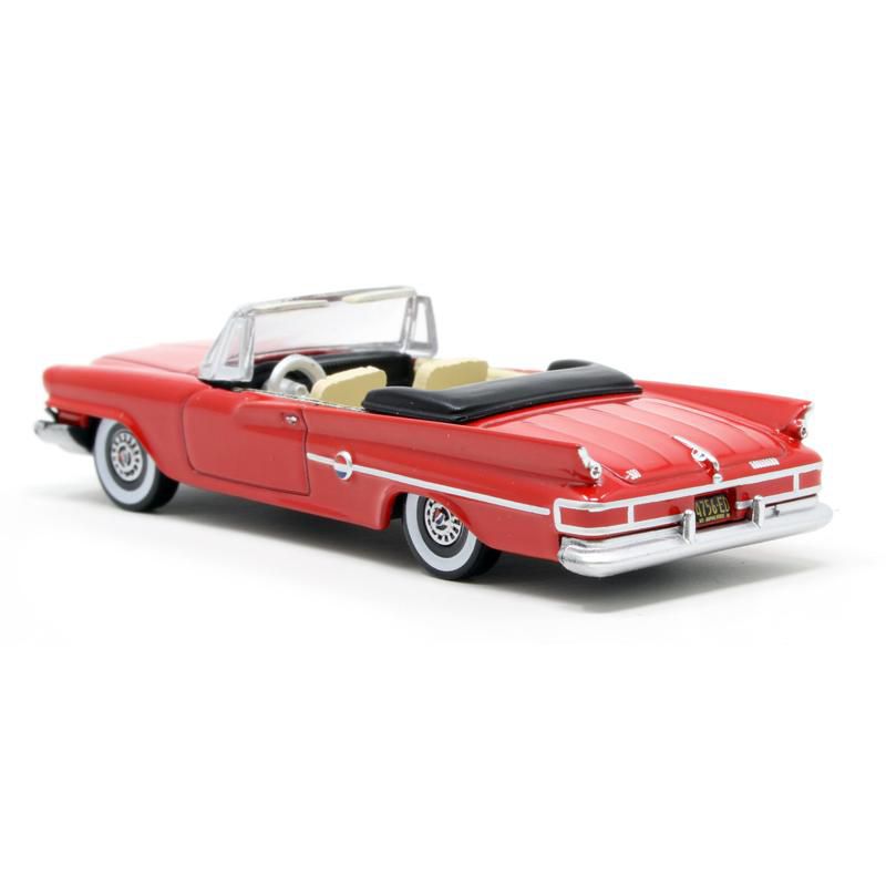 1961 Chrysler 300 Convertible Mardi Gras Red 1/87 (HO) Scale Diecast Model Car by Oxford Diecast