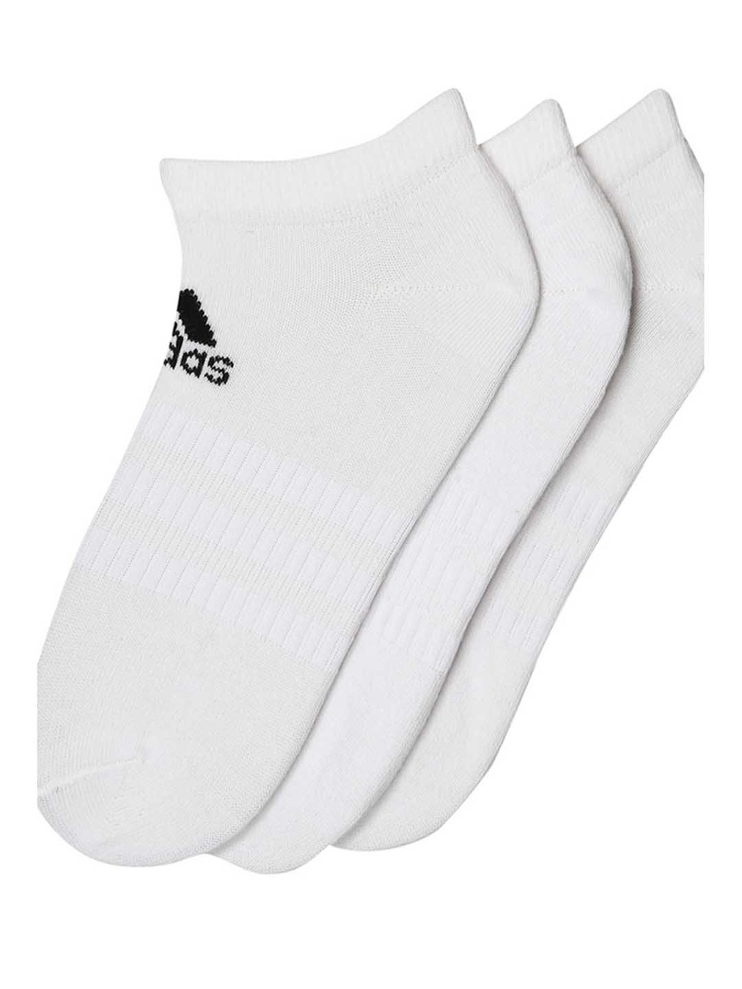 Adidas White Ankle Length Printed Socks (Pack of 3)