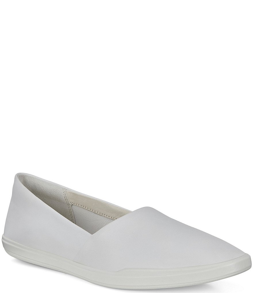 ECCO Simpil Leather Slip On Sneakers
