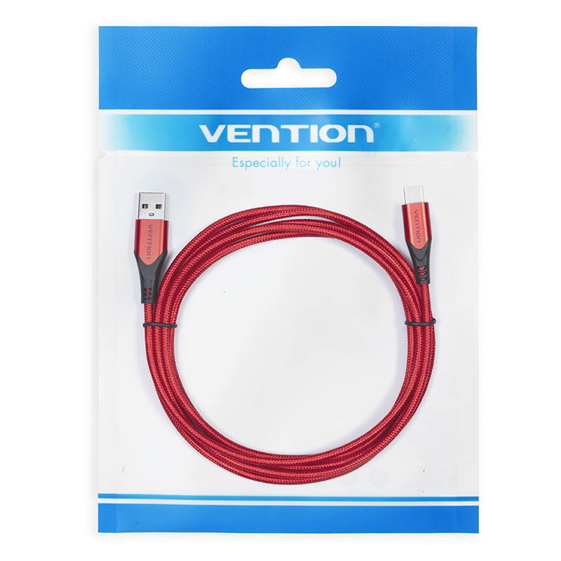 Vention USB Type C Cable Quick Charge Nylon USB A to USB C Cable 3A Fast Charging Compatible