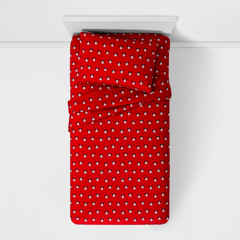 Mickey Mouse & Friends Micky Mouse Full Faces Sheet Set