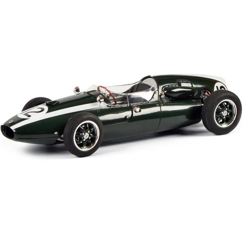 Cooper T51 #12 Jack Brabham Winner F1 British GP Aintree Circuit (1959) Ltd Ed to 1000 pcs 1/18 Diecast Model Car by Schuco