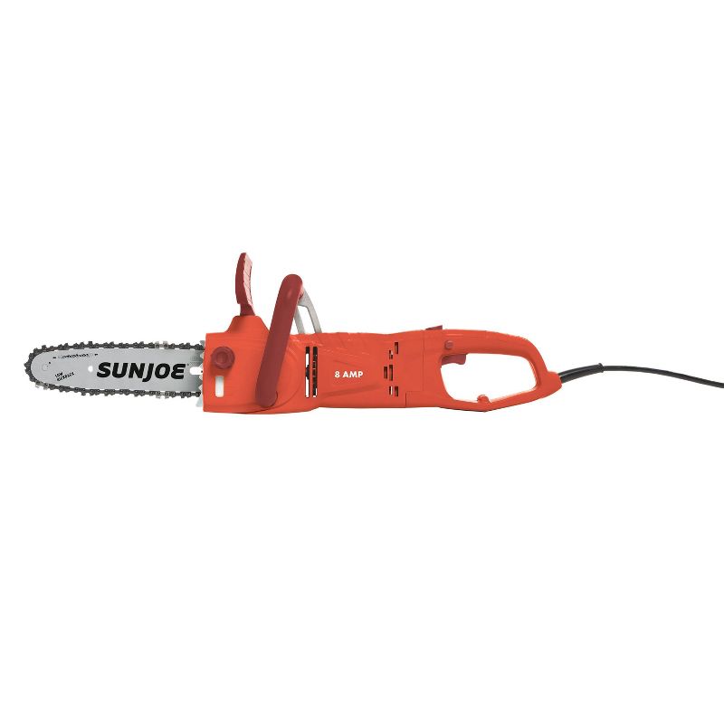 Sun Joe 10'' 8.0 Amp Electric Convertible Pole Chain Saw Red