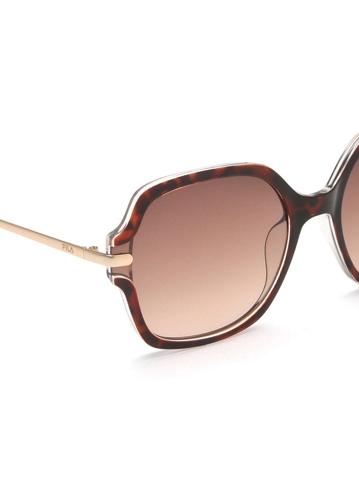 Fila Brown Square Sunglasses for Women