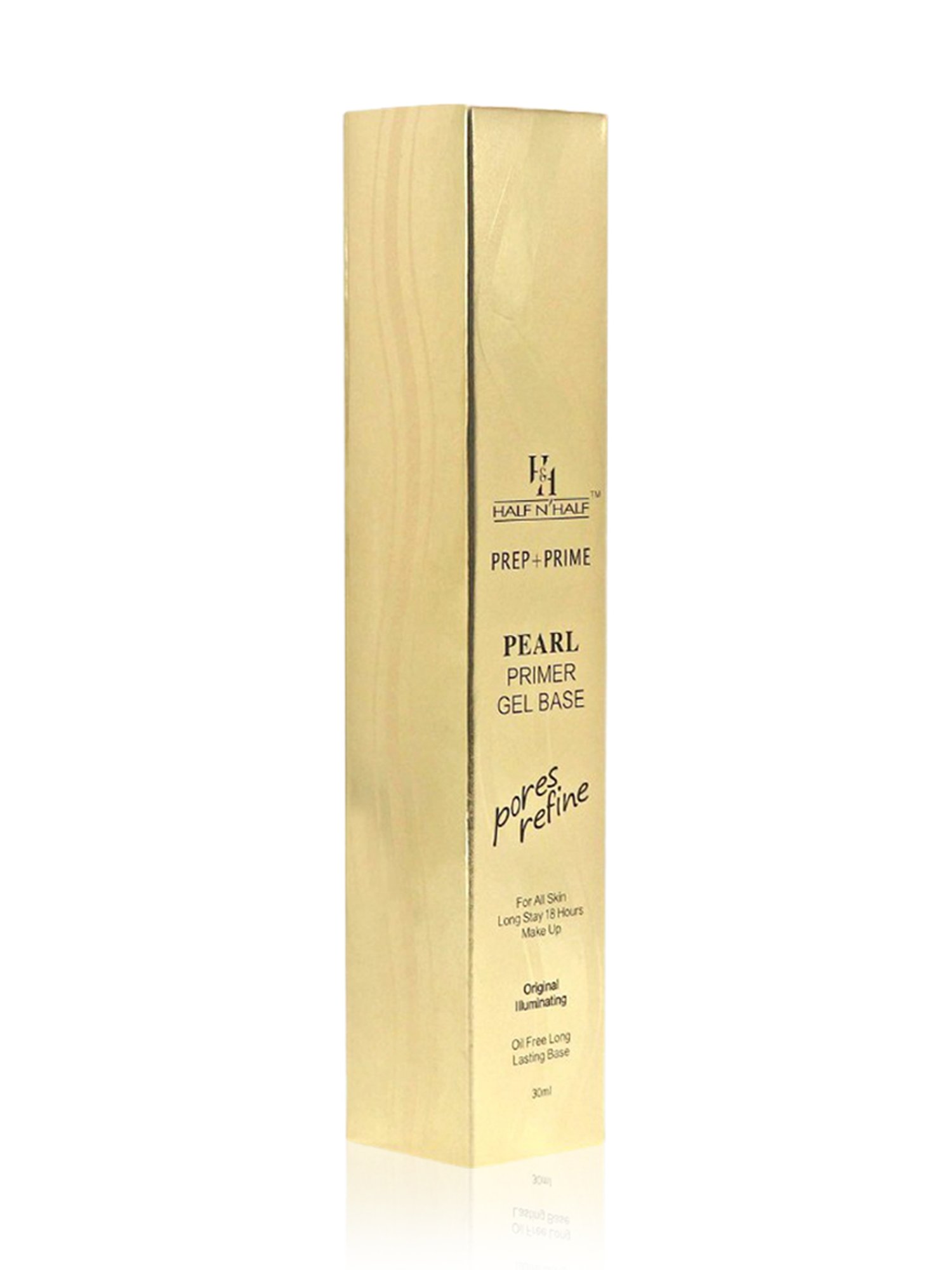 Half N Half Prep+Prime Pearl Primer Gel Base Pores Refine Clear - 30 ml
