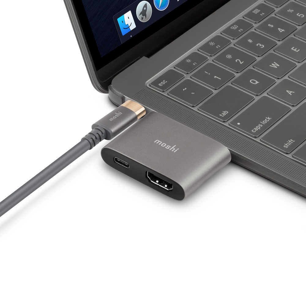 USB-C TO HDMI ADAPTER WITH CHARGING