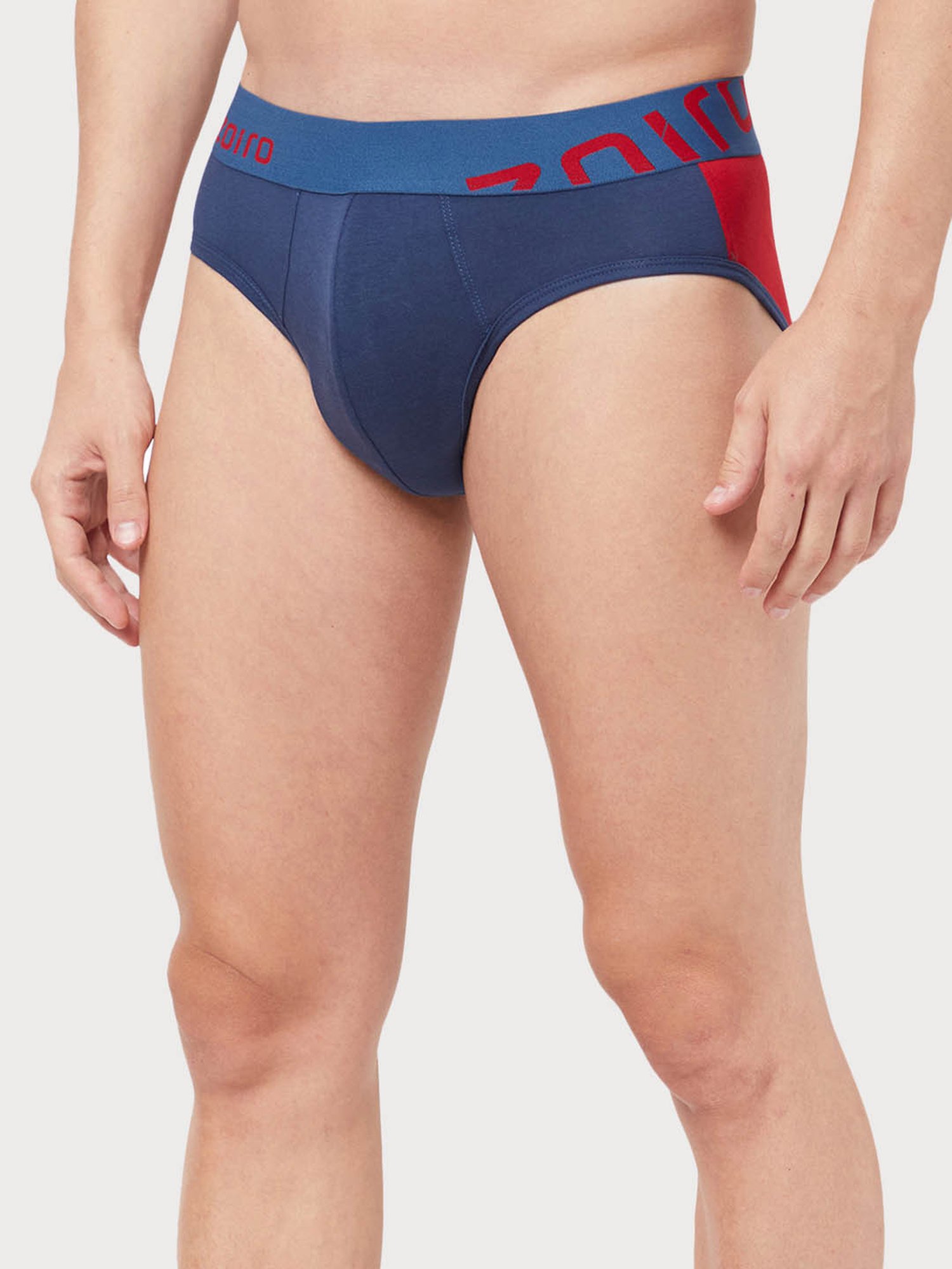 Zoiro Legion Blue & Directory Blue Regular Fit Briefs - Pack Of 2