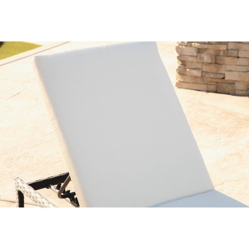 NewPort Outdoor Wicker Chaise Lounge - Brown - Coaster