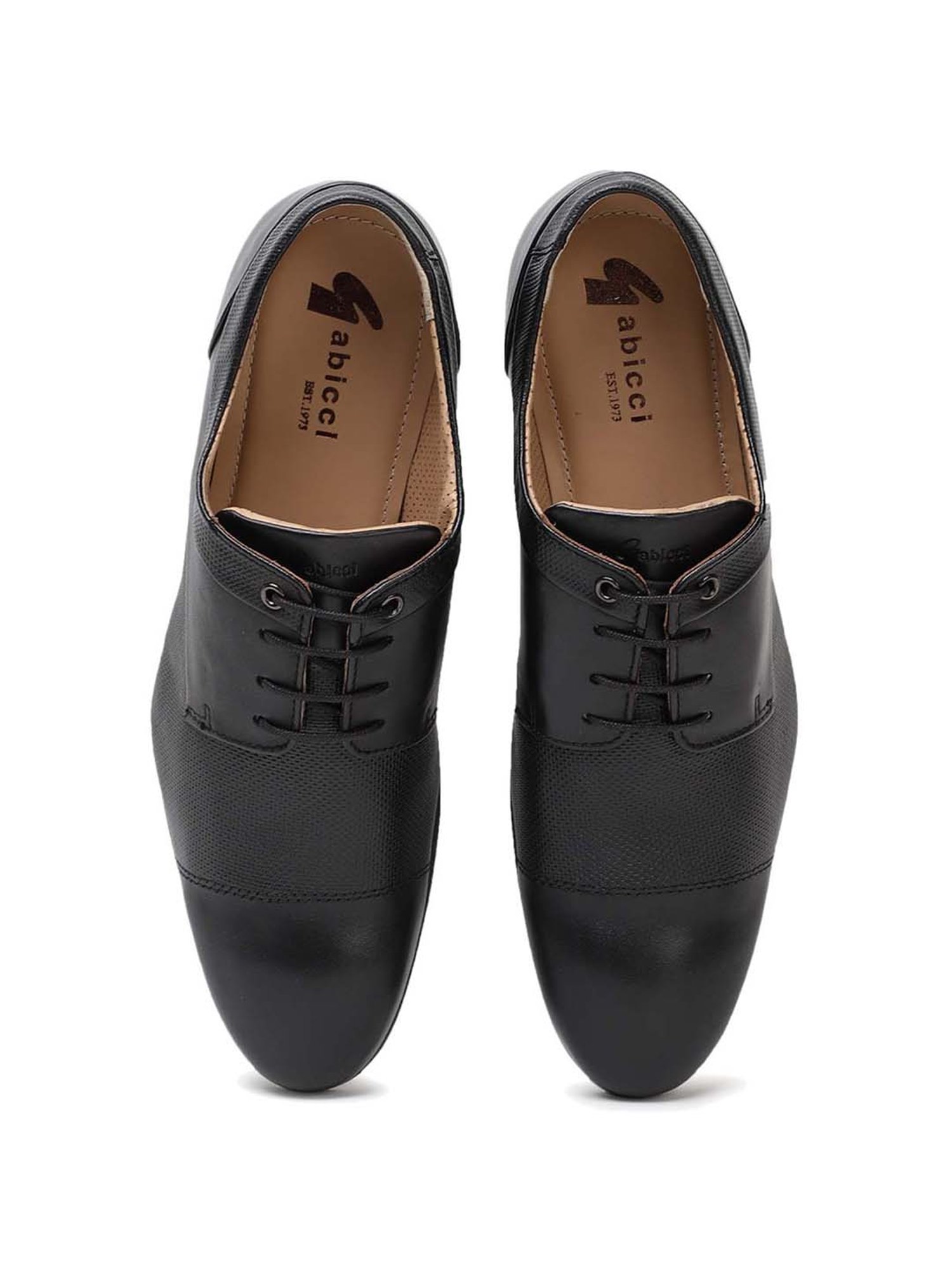 Gabicci Men's Black Derby Shoes