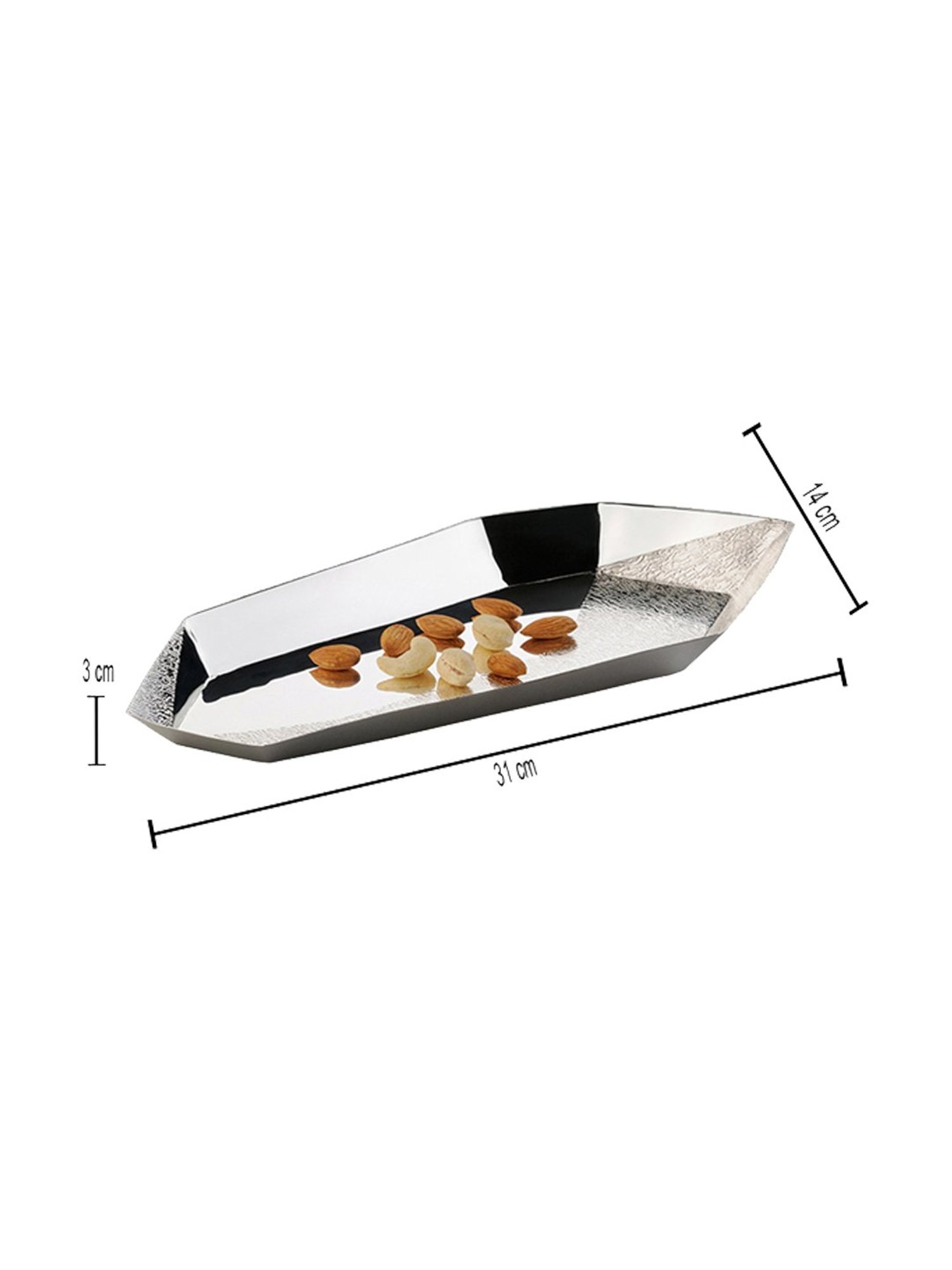 Episode Silver Plated Barque Tray