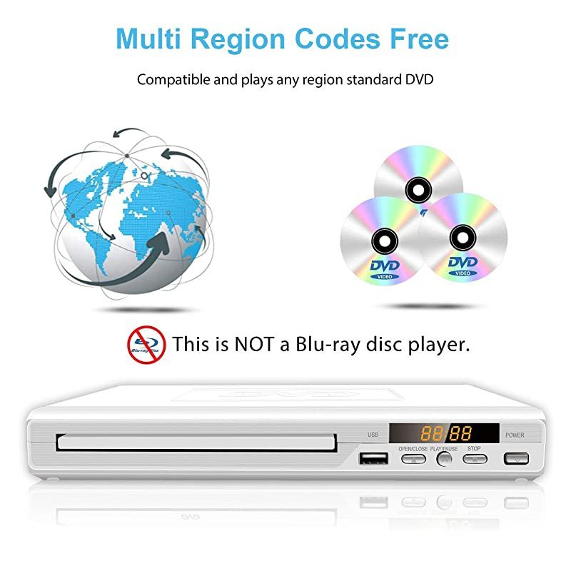 PC807B Personal Portable MP3CD Player with AntiSkip Protection with Stereo Earbuds BlackGray