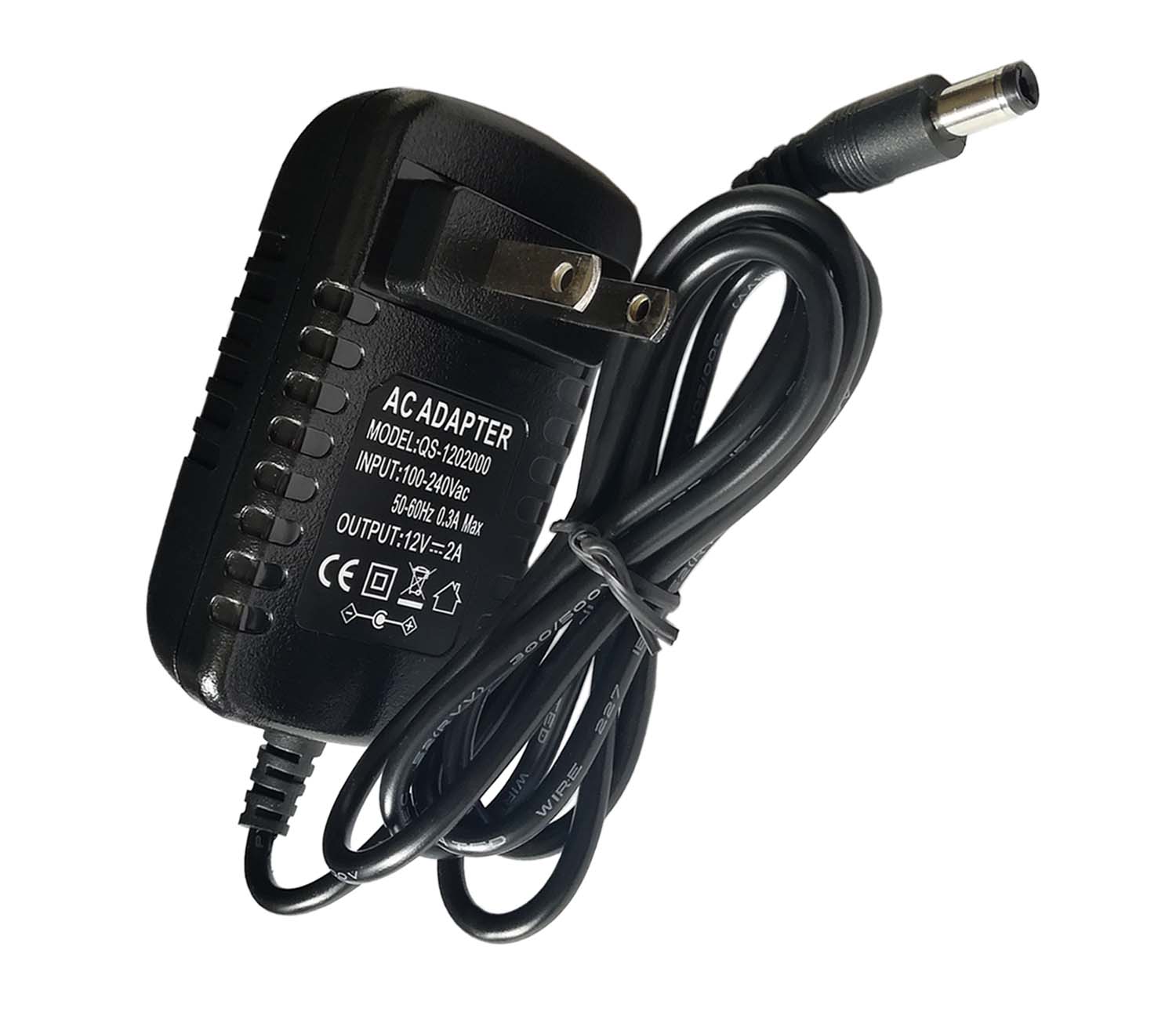 Easyday AC 100V-240V Switching Power Supply DC 12V 2A Power Adapter 2000mA US Plug 5.5x2.1mm