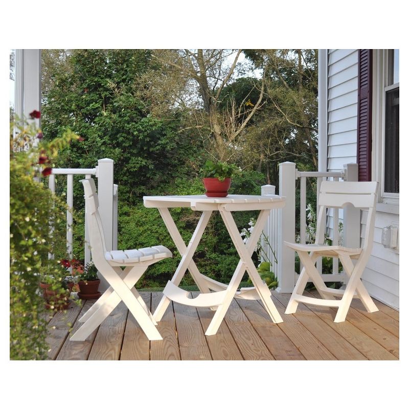 Quik Fold Chair - White - Adams