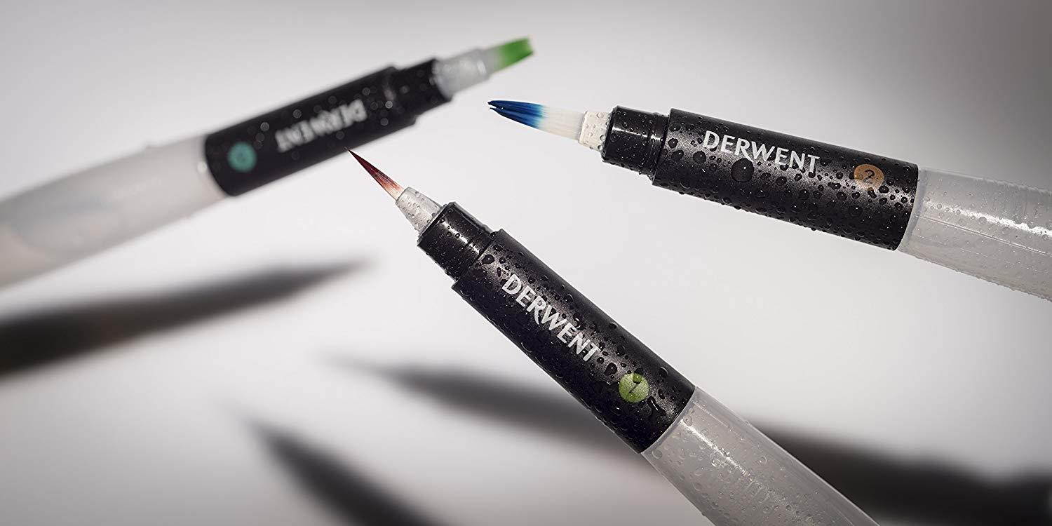 Derwent Art Supplies, Waterbrush, 3 Pack (2301975)
