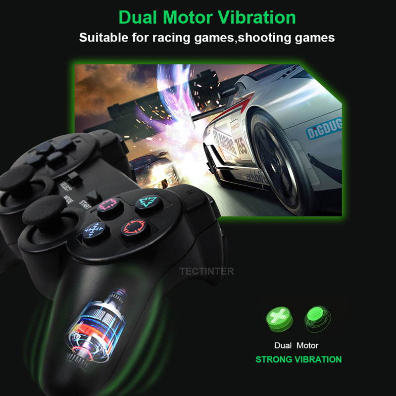 Wireless Gamepad for Sony PS2 Controller for Playstation 2 Console Joystick Double Vibration Shock Joypad Wireless Controle