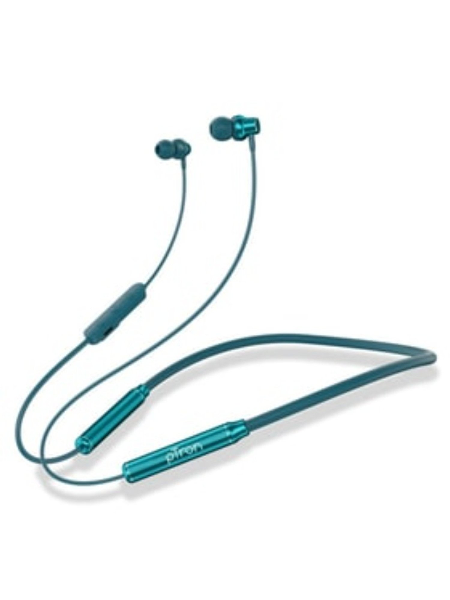 PTron Tangent Urban with 60 Hours Playtime, Wireless Bluetooth 5.3 Neckband, Type-C Charging (Green)