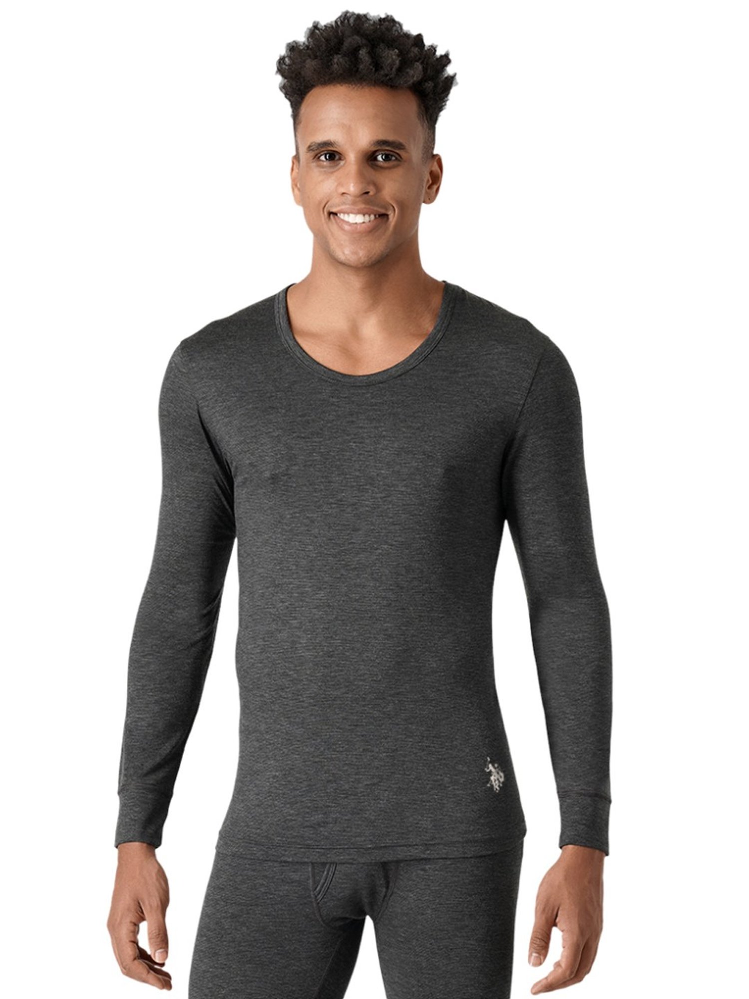 U.S. Polo Assn. Grey Regular fit Thermal