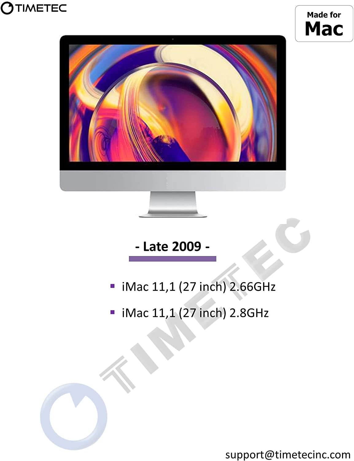 Timetec Hynix IC 4GB DDR3 1066MHz PC3-8500 Unbuffered Non-ECC 1.5V CL7 2Rx8 Dual Rank 204 Pin SODIMM Memory RAM Module Upgrade (4GB)