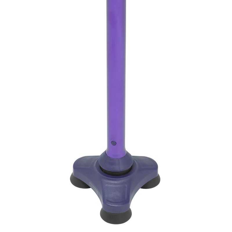 HurryCane Freedom Edition Folding Cane with T Handle, Purple