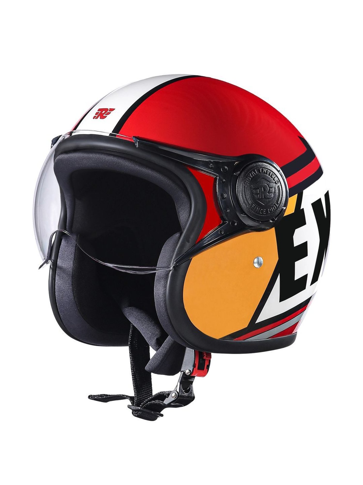 Royal Enfield Red Printed Large Helmet