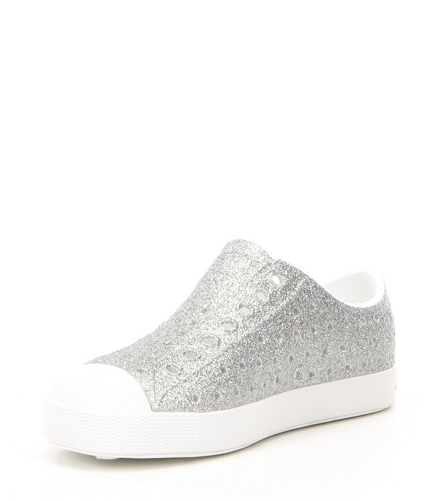 Native Girls' Jefferson Bling Glitter Slip-On Sneakers (Youth)