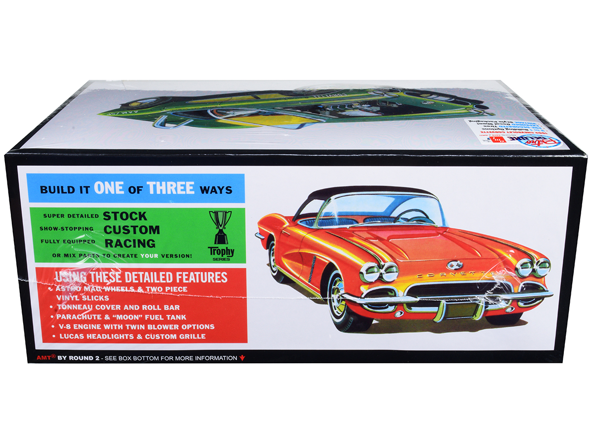Skill 2 Model Kit 1960 Chevrolet Corvette 7-in-1 Kit 1/25 Scale Model by MPC