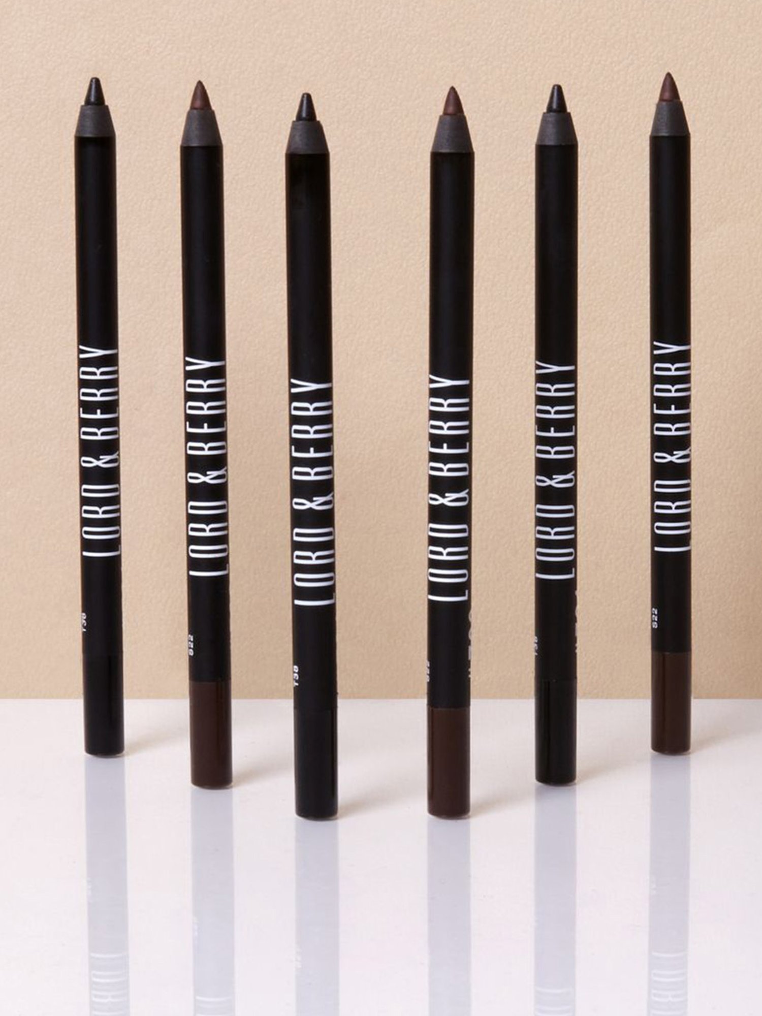 Lord & Berry Smudgeproof Waterproof Eye Pencil Black Brown - 1.2 gm