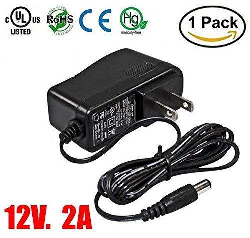 amamax wall adapter power supply  12v dc 2a, 5.5mm  2.1mm ul listed