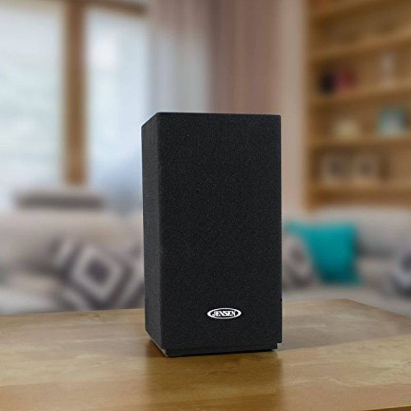 JENSEN JSB-550  Alexa-Enabled Bluetooth/Wi-Fi Wireless Stereo Smart Speaker,Black (JSB-550)