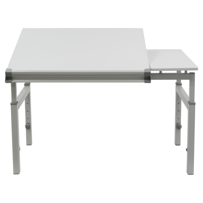 24" x 36" Canvas & Color Split Top Workstation White - Studio Designs