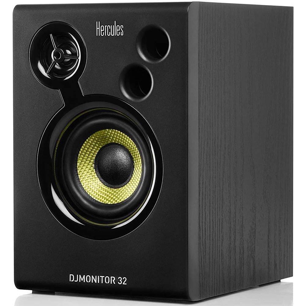 Hercules DJ MONITOR 32 60W Speakers with 3" Woofer, Pair w/ Warranty Bundle