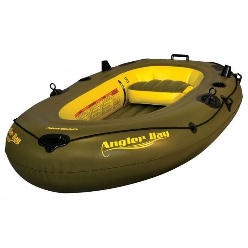 Intex Explorer 200 Inflatable 2 Person River Boat Raft Set with 2 Oars & Pump