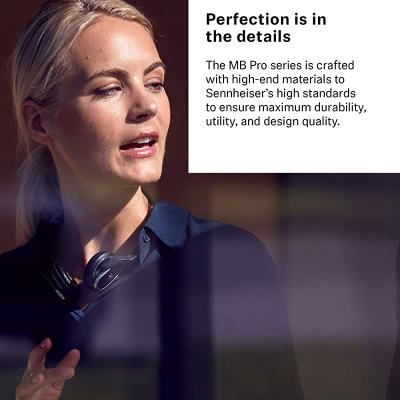 MB Pro 1 506041 SingleSided Wireless Bluetooth Headset | For Mobile Phone Connection | w HD Sound Noise Cancelling Microphone Black