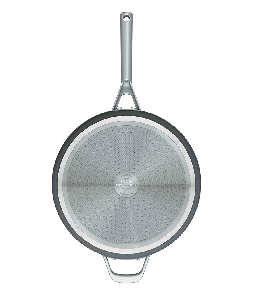 Ninja Neverstick Premium Hard-Anodized 4-Quart Saute Pan with Handle Helper and Lid