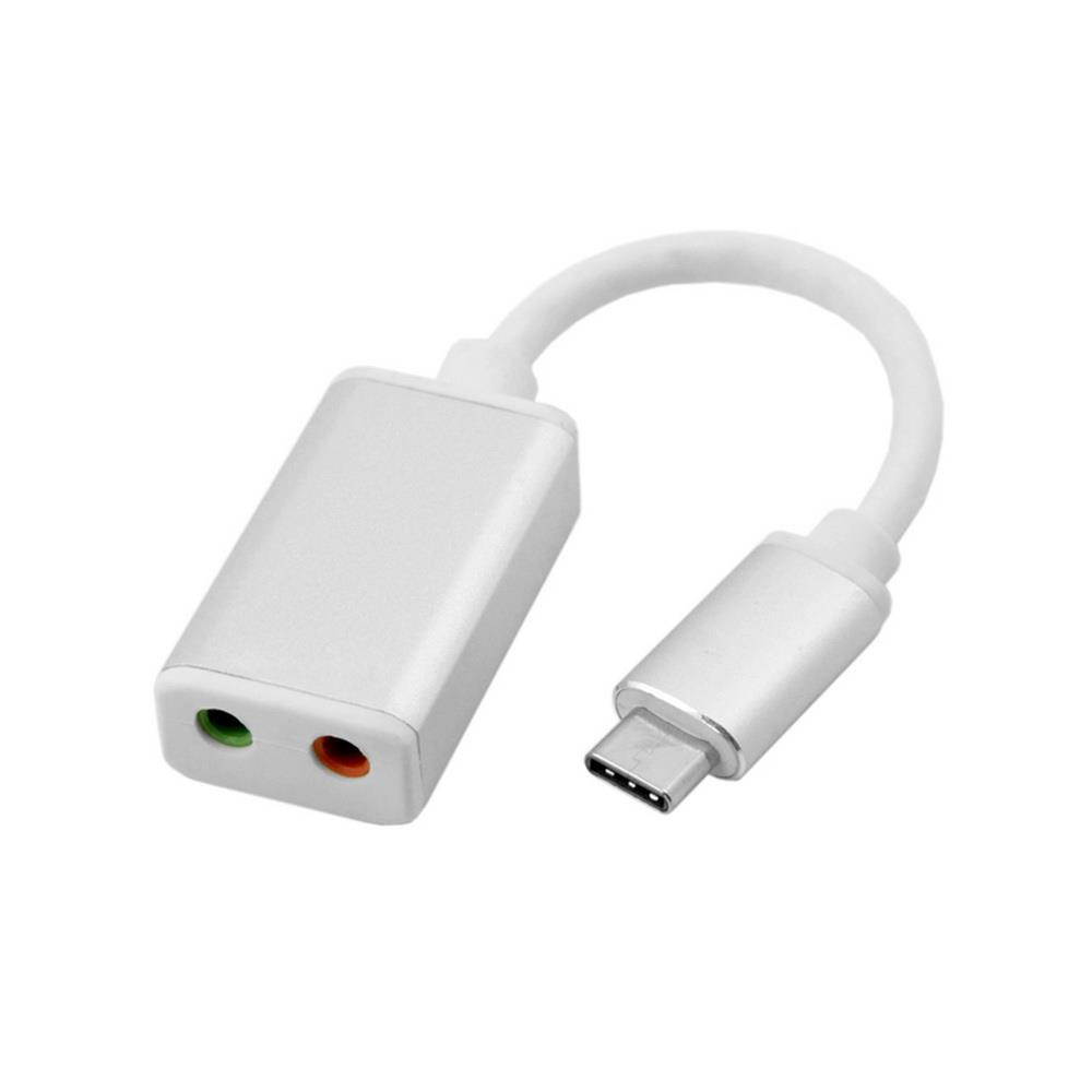 axGear USB-C Audio Adapter Card Type-C to 3.5mm Earphone Jack USB 3.1 Microphone A Headphone Mic Port